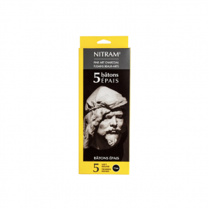 زغال چوبی 12mm نیترام بسته 5 تایی SOFT ROUND