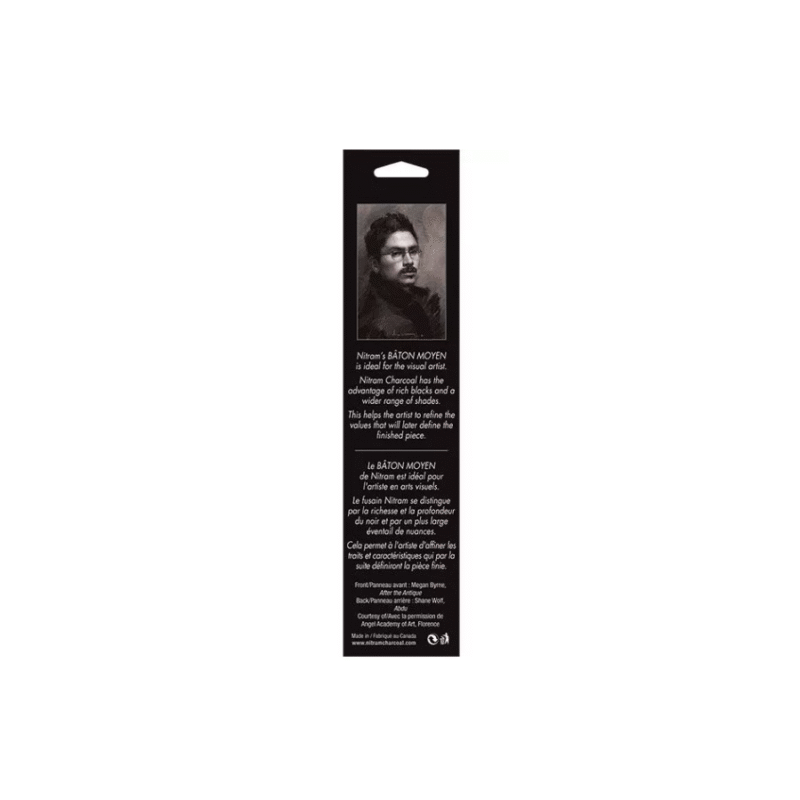 زغال چوبی 8mm نیترام بسته 5 تایی SOFT ROUND