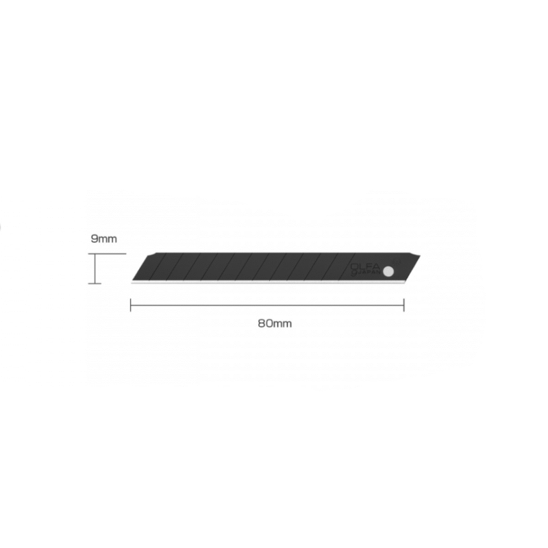 تیغ کاتر مدل ABB-50 از برند Olfa تعداد 50 عددی