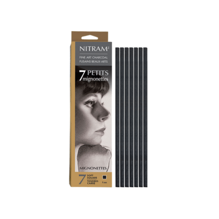 زغال چوبی 4mm نیترام بسته 7 تایی SOFT ROUND