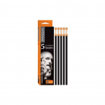 زغال چوبی مدل HB Medium نیترام بسته 5 تایی 5mm