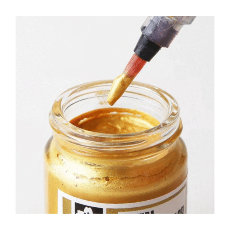 گواش طلایی ساکورا در حجم 30 میلی لیتر بطری شیشه ای