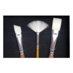 ست سه تایی قلمو مستر با مو مصنوعی در سه شکل