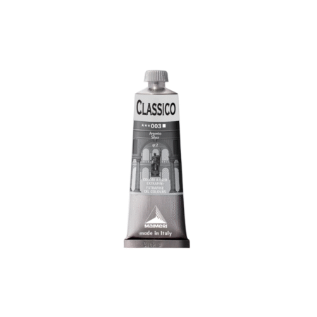 رنگ روغن کلاسیکو Silver برند مایمری 60 میل