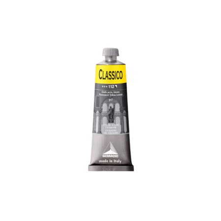 رنگ روغن کلاسیکو Permanent yellow lemon برند مایمری 60 میل