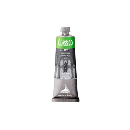 رنگ روغن کلاسیکو Cadmium green برند مایمری 60 میل