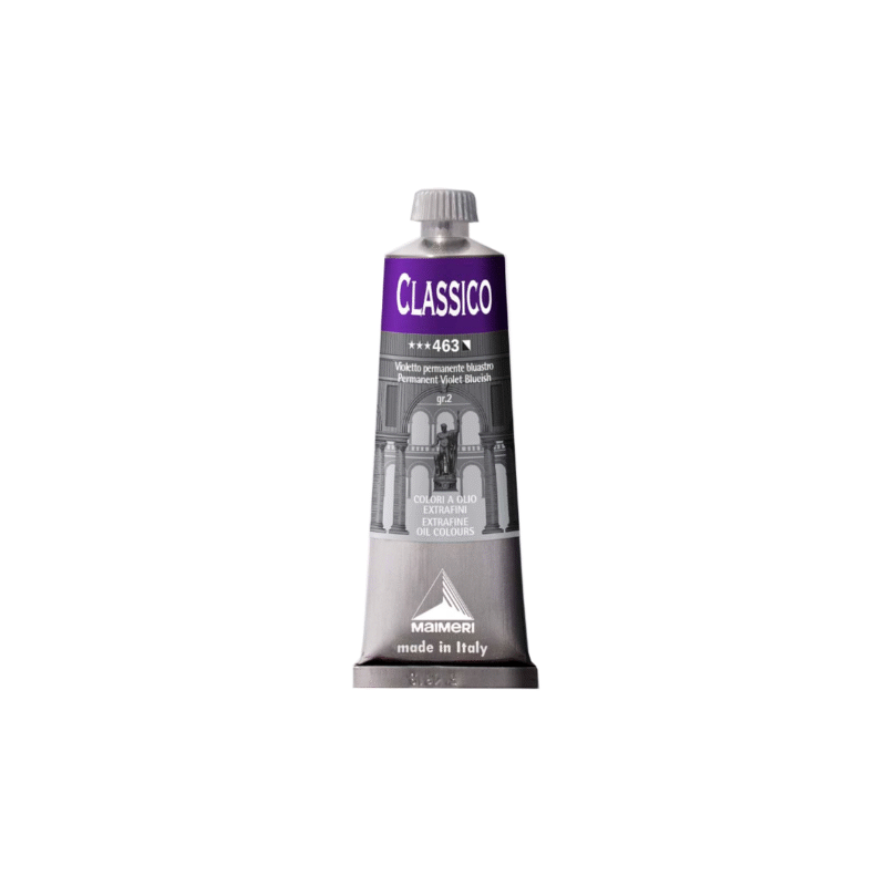 رنگ روغن کلاسیکو Permanent violet blueish برند مایمری 60 میل