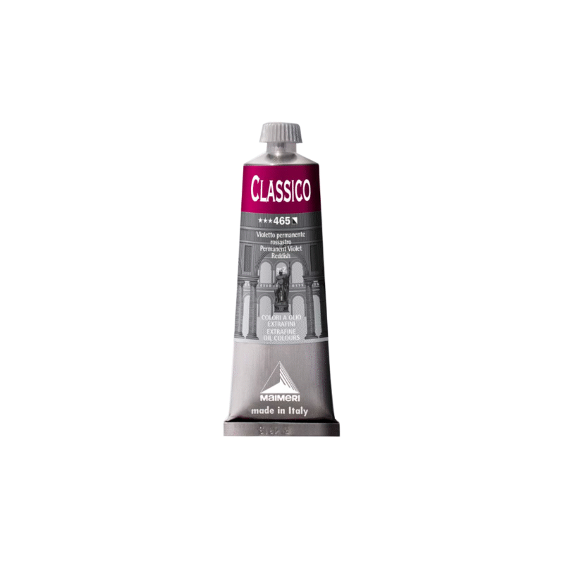 رنگ روغن کلاسیکو Permanent violet reddish برند مایمری 60 میل