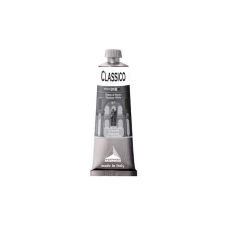 رنگ روغن کلاسیکو Titanium white برند مایمری 60 میل