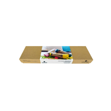 پاستل گچی 15 رنگ general از برند Levitan سایز کوچک