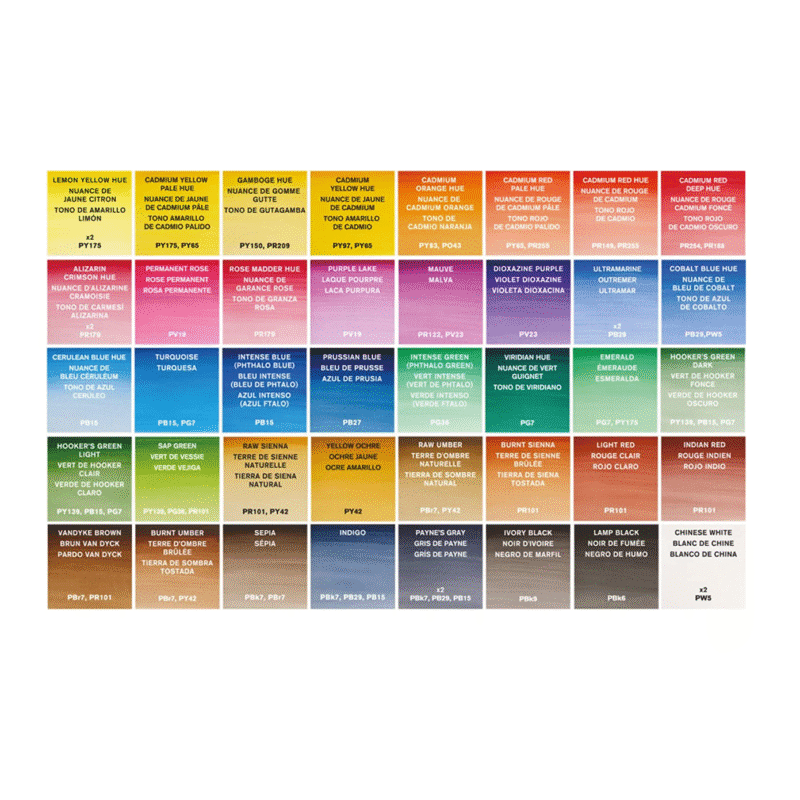 مجموعه 46 عددی آبرنگ  Cotman برند Winsor & Newton در 40 رنگ