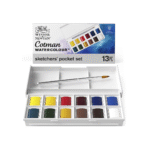 مجموعه 13 عددی آبرنگ وینزور اند نیوتن مدل Cotman - تصویر 3