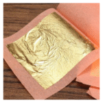 ورق طلا 25 برگ سایز 16 × 16 سانتی متر پوستی دار