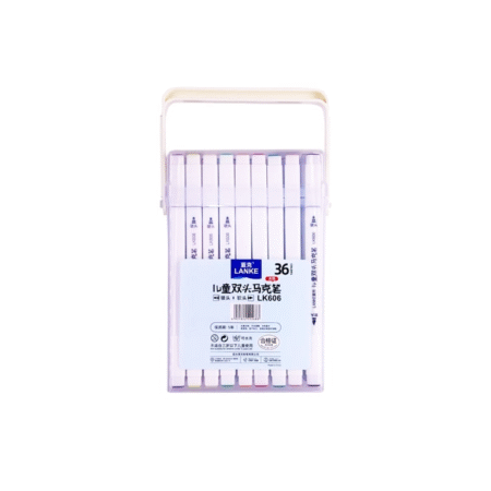  ماژیک دو سر LANKE بسته 36 تایی مدل LK 606