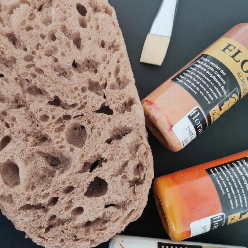 اسفنج پتینه مصنوعی برای پتینه روی دیوار، سفال و شیشه