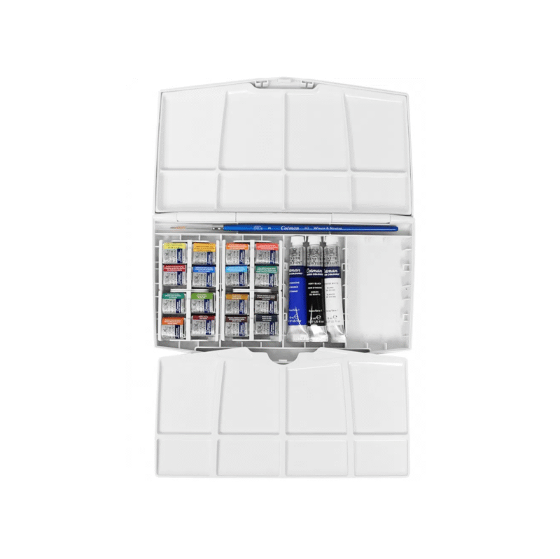  مجموعه 21 عددی آبرنگ Cotman برند Winsor & Newton در 19 رنگ