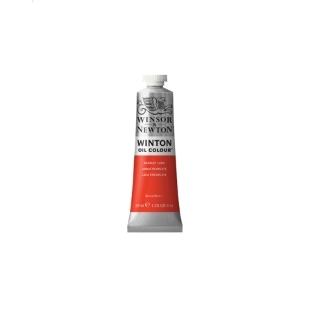 رنگ روغن 37 میل Scarlet lake از برند Winsor &Newton
