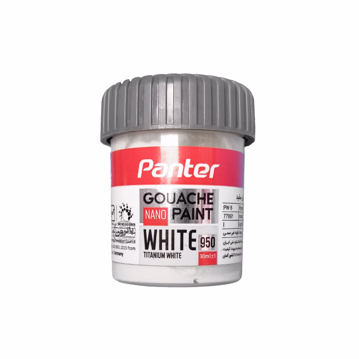 1 گواش سفید Panter مدل Nano - مواد سلولزی نانو - غیر سمی