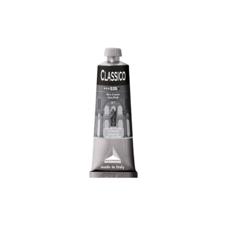 رنگ روغن کلاسیکو مایمری Ivory black