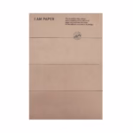 دفتر طراحی کرافت Hamin مدل I am paper - بی خط - جلد کرافت