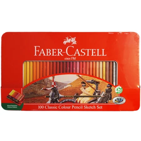 مداد رنگی 100 رنگ Faber Castell فابر کاستل مدل classic