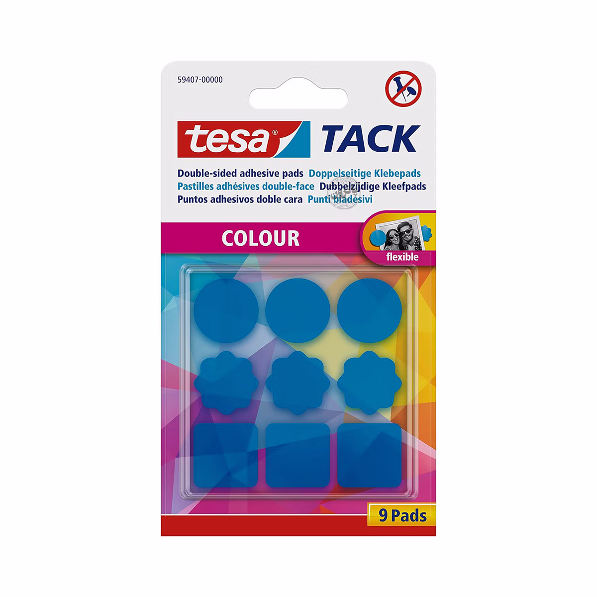 30 پد چسب دو طرفه Tesa مدل 59407 Tack