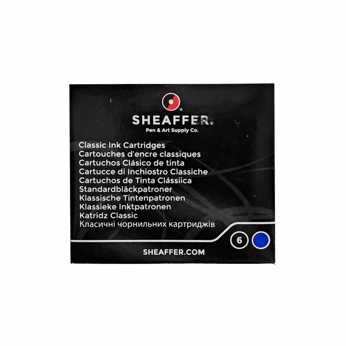 13 جوهر کپسول خودنویس Sheafer - بسته 6 عددی