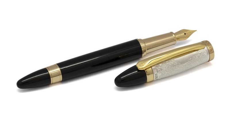 خودنویس منشور کوروش نقره یوروپن Europen CYRUS CYLINDER SILVER - تصویر 3