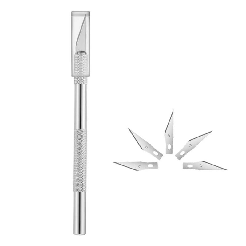 کاتر قلمی مدل Precision به همراه 5 تیغ کاتر - تصویر 2