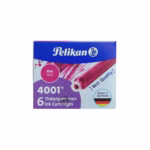 جوهر کپسول خودنویس Pelikan مدل 4001 - سایز کوتاه - بسته 6 عددی