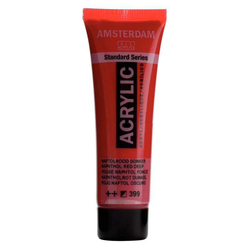 رنگ اکریلیک تالنز آمستردام کد Amsterdam Naphthol Red Deep 399