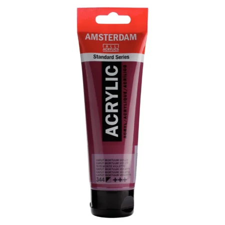 رنگ اکریلیک تالنز آمستردام کد Amsterdam Caput Mortuum Violet 344