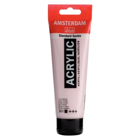 رنگ اکریلیک تالنز آمستردام کد Amsterdam Light Rose 361
