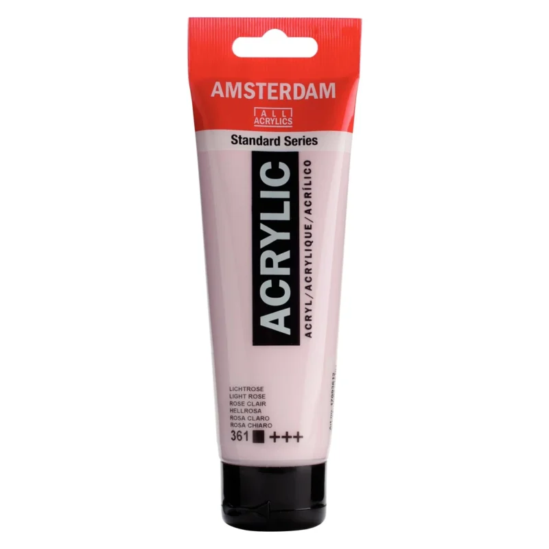 رنگ اکریلیک تالنز آمستردام کد Amsterdam Light Rose 361