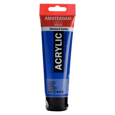 رنگ اکریلیک تالنز آمستردام کد Amsterdam Ultramarine 504