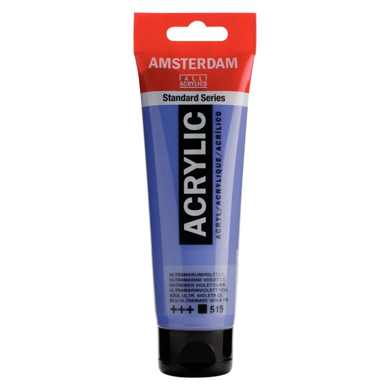 رنگ اکریلیک تالنز آمستردام کد Amsterdam Ultramarine Violet Lt 519