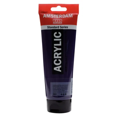 رنگ اکریلیک تالنز آمستردام کد Amsterdam Perm Blue Violet 568