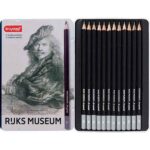 مداد طراحی نیمه حرفه ای راک برونزیل ۱۲ عددی Bruynzeel