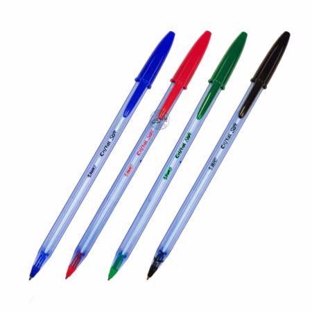 خودکار Bic نرم نویس مدل Cristal Soft - نوک 1.2