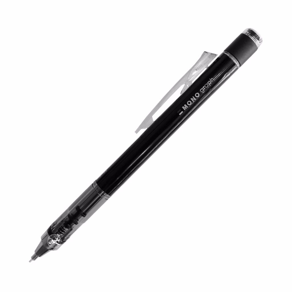 اتود Tombow مدل Mono Graph - سایز 0.5 - مکانیزم بیرون آمدن نوک با تکان دادن