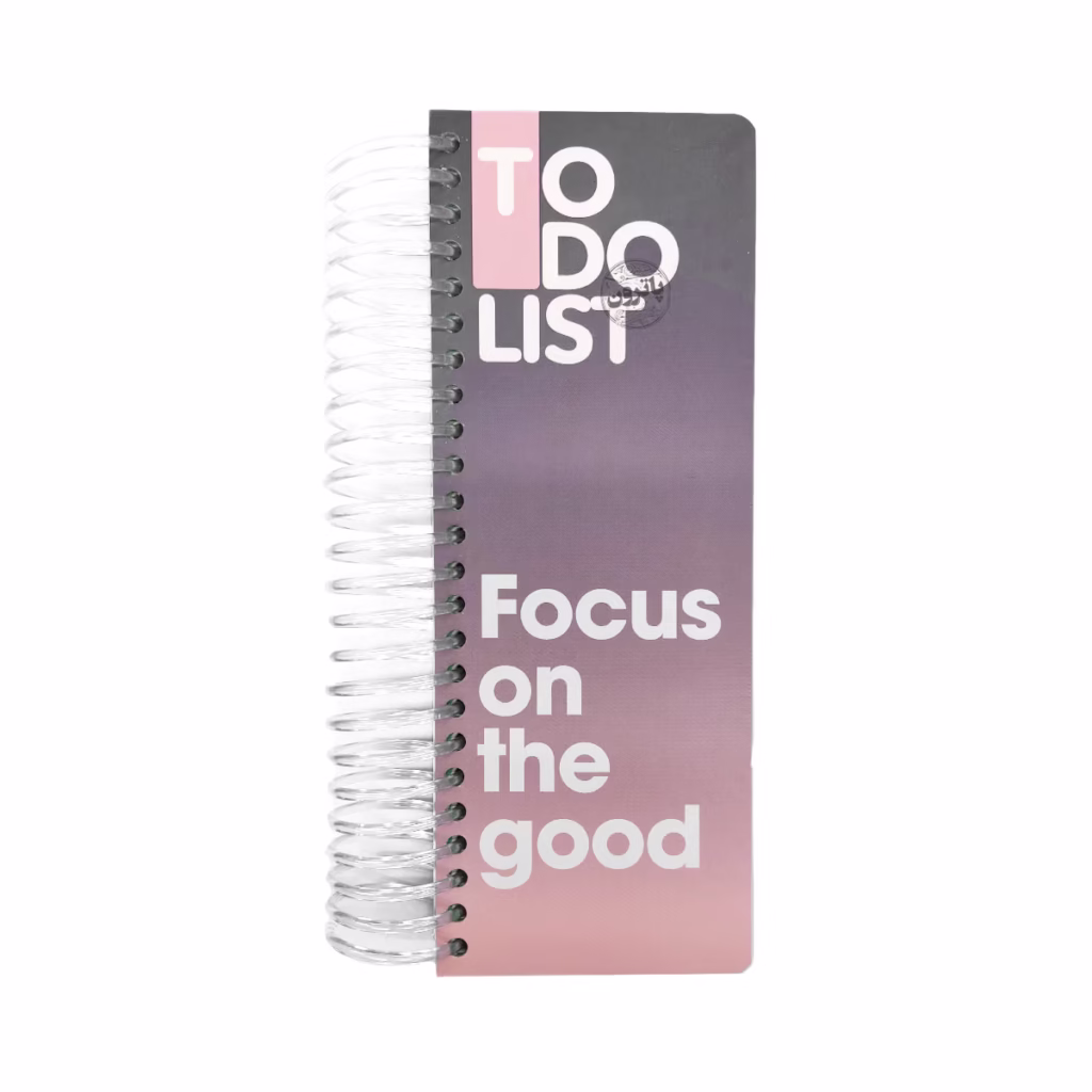 دفتر To Do List باریک Dotnote طرح Focus On The Good