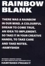 دفتر یادداشت Rainbow کاغذ رنگی همیشه