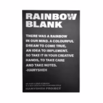 دفتر بی خط کاغذ رنگی Hamisheh مدل Rainbow Blank -ته دوخت