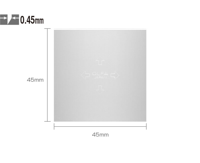 تیغ مربعی با 4 لبه متمایز مخصوص کاردک الفا مدل Olfa TB-45 - تصویر 2