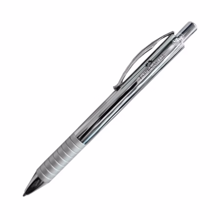 خودکار Fabercastell مدل Basic - تمام استیل - دارای جعبه