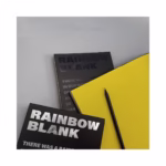 دفتر بی خط کاغذ رنگی Hamisheh مدل Rainbow Blank -ته دوخت