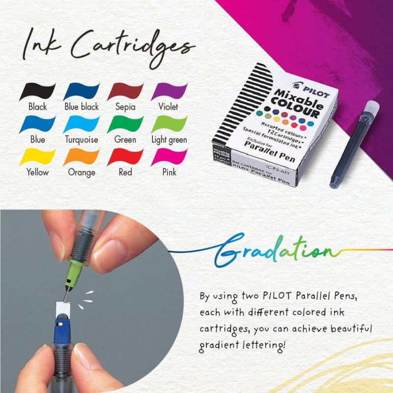 کارتریج جوهر خودنویس پایلوت مدل Pilot mixable colour - تصویر 4