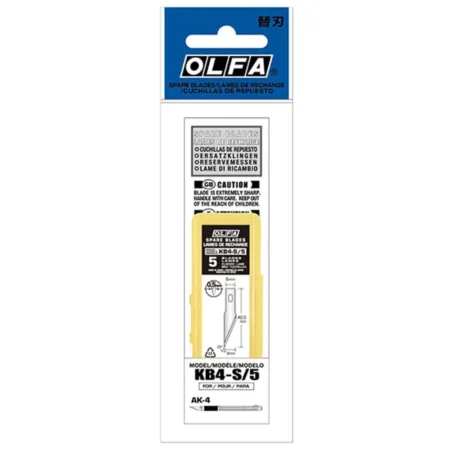 تیغ کاتر قلمی الفا مدل OLFA KB4-S/5 با زاویه 23 درجه
