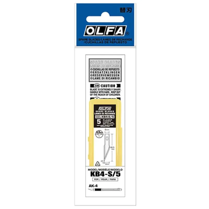 تیغ کاتر قلمی الفا مدل OLFA KB4-S/5 با زاویه 23 درجه