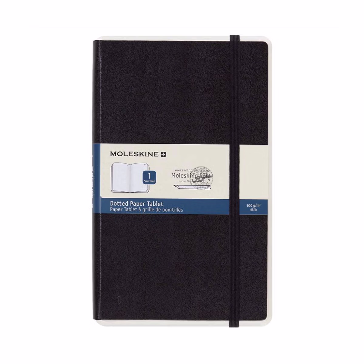 1 دفتر نقطه چین Moleskine - کاغذ 100 گرم - کاغذ با برش لبه گرد